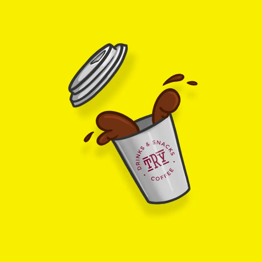 Try Coffee Frankfurt - Website: Illustrations, image 12 of 15